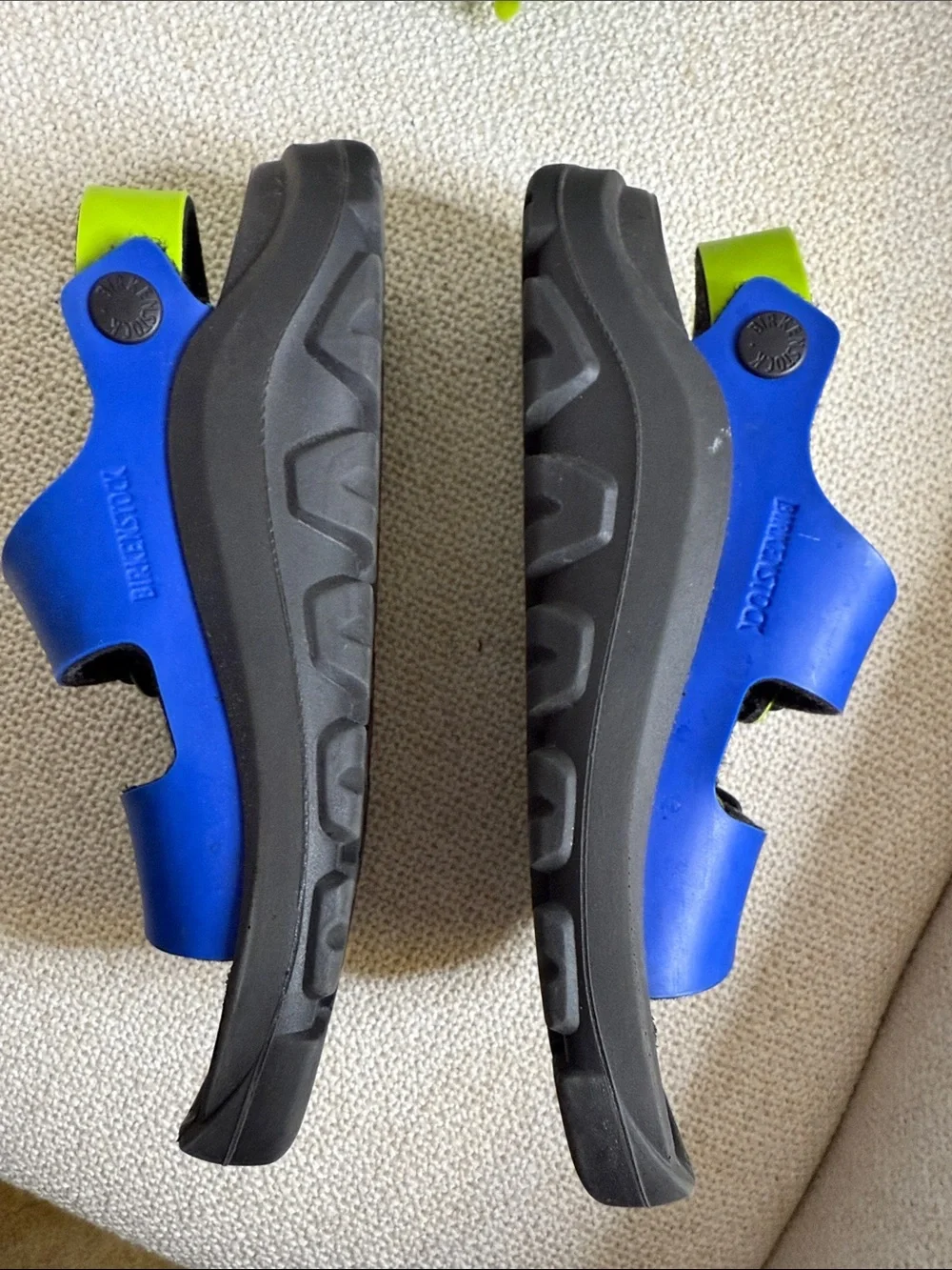 Birkenstock vibrant blue